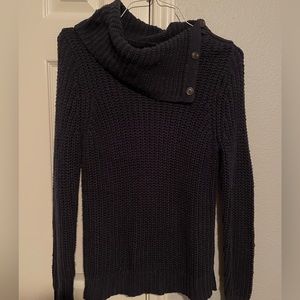 Blue warm and cozy sweater.